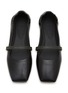 Detail View - Click To Enlarge - BRUNELLO CUCINELLI - Monili Strap Leather Mary Jane Flat