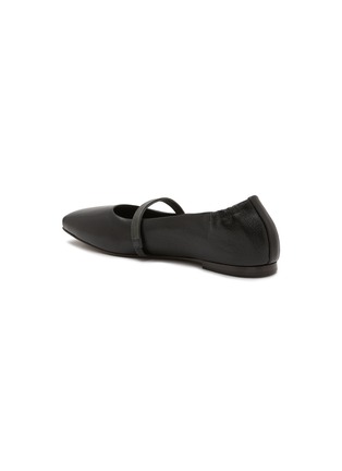  - BRUNELLO CUCINELLI - Monili Strap Leather Mary Jane Flat