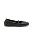 Main View - Click To Enlarge - BRUNELLO CUCINELLI - Monili Strap Leather Mary Jane Flat