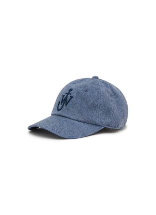 Main View - Click To Enlarge - JW ANDERSON - Velvet Printed Denim Baseball Cap