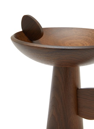 Detail View - Click To Enlarge - L'OBJET - X Kelly Behun Footed Bowl — Smoked Oak