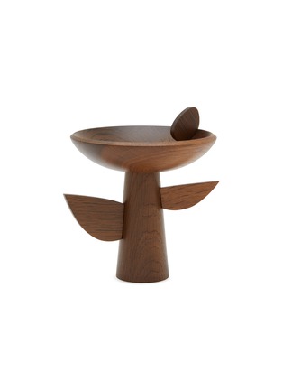 Main View - Click To Enlarge - L'OBJET - X Kelly Behun Footed Bowl — Smoked Oak