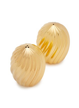 Detail View - Click To Enlarge - L'OBJET - Ripple Spice Jewels Shaker Set of 2 — Gold