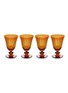 Main View - Click To Enlarge - L'OBJET - Prism Wine Glass Set of 4 — Amber