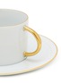 Detail View - Click To Enlarge - L'OBJET - Neptune Tea Cup And Saucer Set Of 2 — White