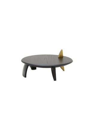 Main View - Click To Enlarge - L'OBJET - X Kelly Behun Platter On Stand — Blackened Oak