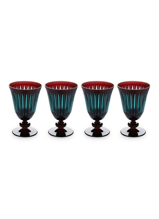 Main View - Click To Enlarge - L'OBJET - Prism Wine Glass Set of 4 — Bordeaux