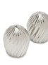 Detail View - Click To Enlarge - L'OBJET - Ripple Spice Jewels Shaker Set of 2 — Platinum