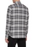 Back View - Click To Enlarge - THEORY - Irving Cotton Plaid Shirt