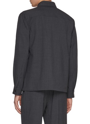 Back View - Click To Enlarge - THEORY - Twill Overshirt