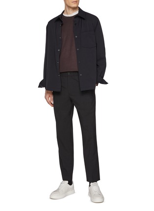Figure View - Click To Enlarge - THEORY - Larin Elasticated Waistband Pants