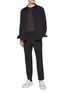 Figure View - Click To Enlarge - THEORY - Larin Elasticated Waistband Pants