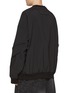 Back View - Click To Enlarge - JUUN.J - Oblique Sleeve Zipper Sweatshirt