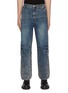 Main View - Click To Enlarge - JUUN.J - Medium Wash Cotton Straight Leg Jeans