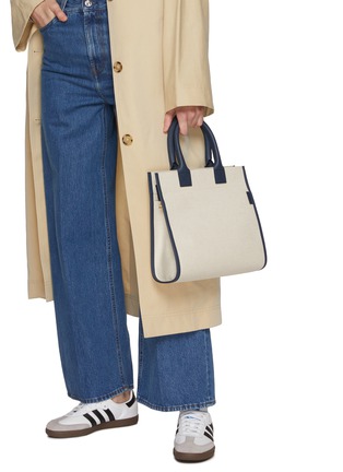 Front View - Click To Enlarge - L/UNIFORM - The Small Carry-all Leather Tote Bag N°182