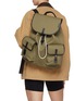 Figure View - Click To Enlarge - L/UNIFORM - The Canvas Leather Hiking Bag N°163