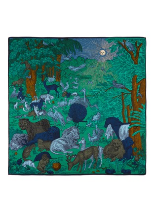 Main View - Click To Enlarge - INOUI EDITIONS - Reve Forest Square Scarf