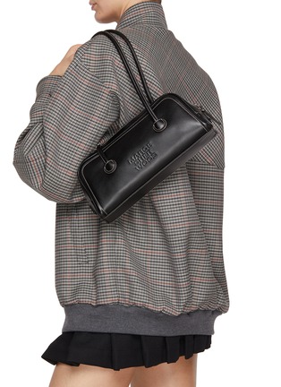 Figure View - Click To Enlarge - MARGESHERWOOD - Soft Baguette Leather Shoulder Bag