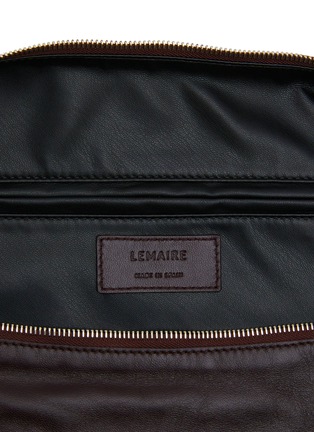 Detail View - Click To Enlarge - LEMAIRE - Scarf Leather Shoulder Bag