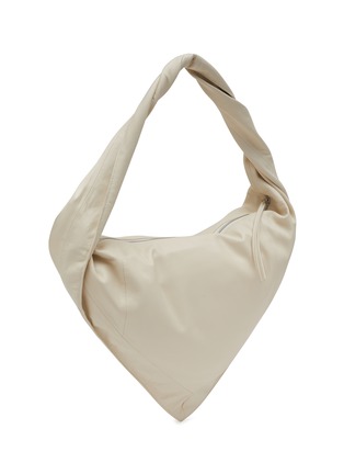 Detail View - Click To Enlarge - LEMAIRE - Small Scarf Leather Shoulder Bag