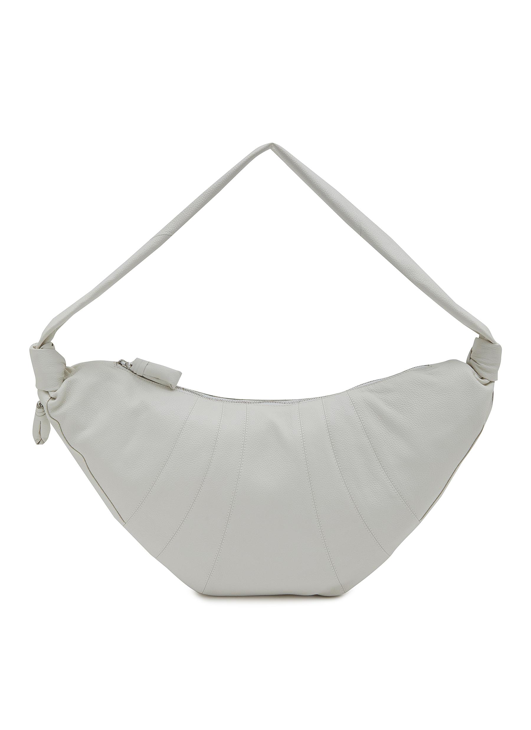LEMAIRE | Large Croissant Leather Bag | CHALK | Women | Lane