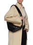 Figure View - Click To Enlarge - LEMAIRE - Small Croissant Coated Cotton Crossbody Bag