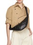 Figure View - Click To Enlarge - LEMAIRE - Small Croissant Leather Bag