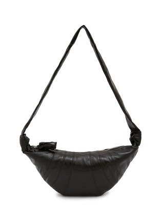 Main View - Click To Enlarge - LEMAIRE - Medium Croissant Coated Cotton Crossbody Bag