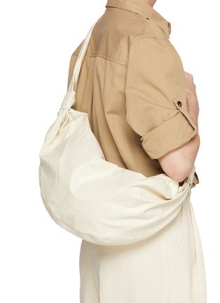 Figure View - Click To Enlarge - LEMAIRE - Medium Soft Croissant Leather Bag