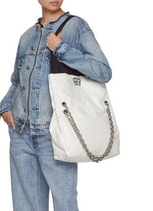 Front View - Click To Enlarge - BALENCIAGA - Large Monaco Chain Bag