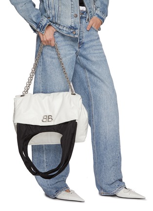 Figure View - Click To Enlarge - BALENCIAGA - Large Monaco Chain Bag