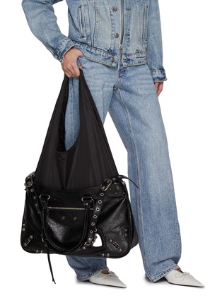 Figure View - Click To Enlarge - BALENCIAGA - XL Neo Cagole Leather Tote Bag