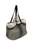 Detail View - Click To Enlarge - BALENCIAGA - Medium 24/7 Canvas And Fishnet Tote Bag