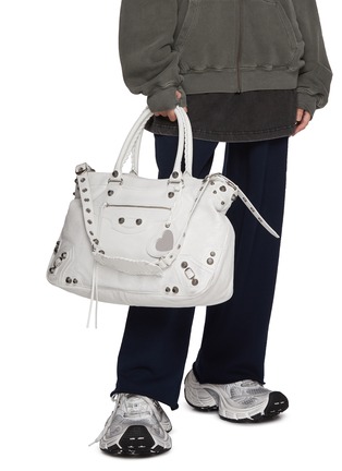 Front View - Click To Enlarge - BALENCIAGA - XL Neo Cagole Leather Tote Bag