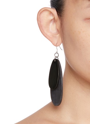 Figure View - Click To Enlarge - CATH•S - Bi Colour Hook Earrings