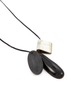 Detail View - Click To Enlarge - CATH•S - 3 Particles Horn Pendants Necklace