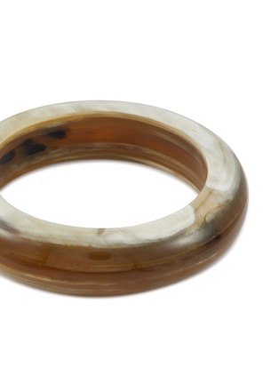 Detail View - Click To Enlarge - CATH•S - Round Laminated Horn Bracelet