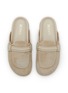 Detail View - Click To Enlarge - RODO - Round Toe Suede Boston Slides