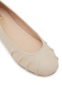 Detail View - Click To Enlarge - RODO - Round Toe Leather Ballerina+R30 Flats