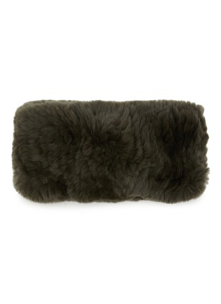 Figure View - Click To Enlarge - YVES SALOMON - Rex Rabbit Fur Bandeau