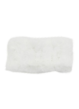 Main View - Click To Enlarge - YVES SALOMON - Rex Rabbit Fur Bandeau