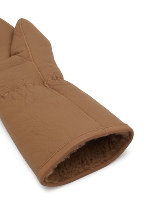 Detail View - Click To Enlarge - YVES SALOMON - Lamb Shearling Mittens