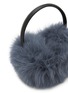 Detail View - Click To Enlarge - YVES SALOMON - Fox Fur Lamb Leather Earmuffs