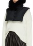 Figure View - Click To Enlarge - YVES SALOMON - Padded Bib Fox Fur Collar