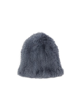 Main View - Click To Enlarge - YVES SALOMON - Rex Rabbit Fur Beanie