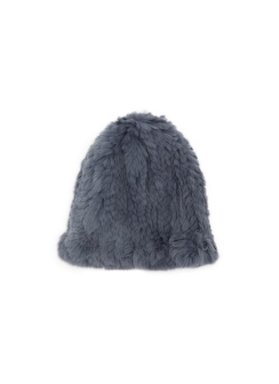 Figure View - Click To Enlarge - YVES SALOMON - Rex Rabbit Fur Beanie