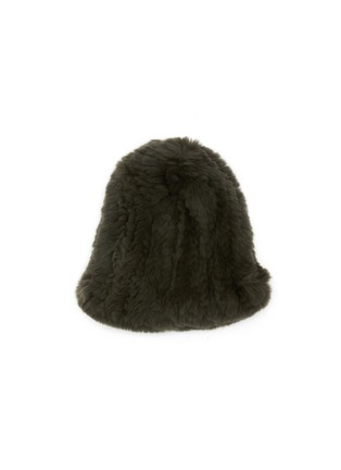 Figure View - Click To Enlarge - YVES SALOMON - Rex Rabbit Fur Beanie