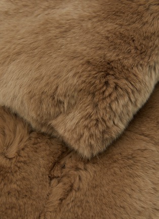 Detail View - Click To Enlarge - YVES SALOMON - Rex Rabbit Fur Scarf