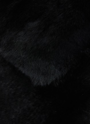 Detail View - Click To Enlarge - YVES SALOMON - Rex Rabbit Fur Scarf