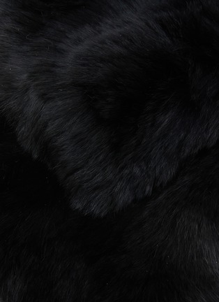 Detail View - Click To Enlarge - YVES SALOMON - Rex Rabbit Fur Scarf